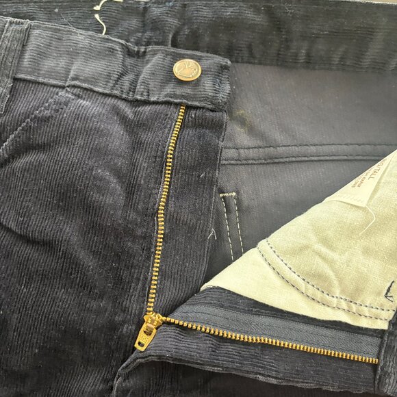 NEW Vintage Sears Thumb Up Blue Bell Bottom Cords 31 X 37 - Picture 5 of 11